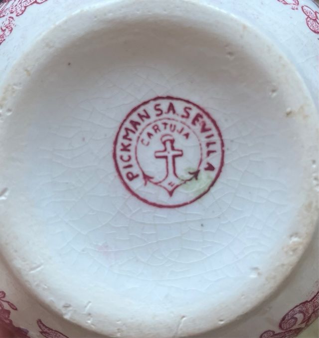 Taza Cartuja de Sevilla