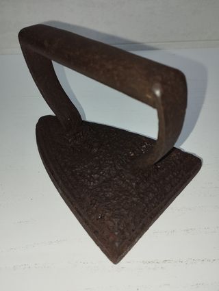 Plancha hierro fundido de finales sXIX