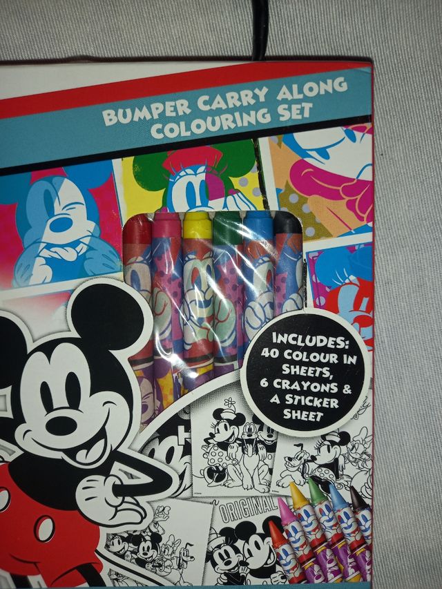 Set para colorear Disney