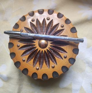 Caja de madera antigua