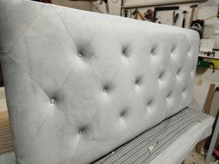 Cabeceros rombos terciopelo