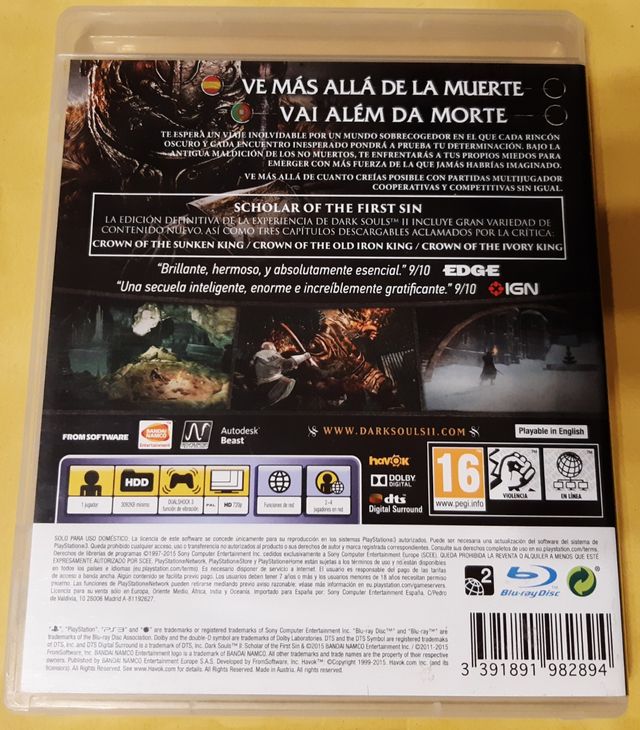 Dark Souls II Scholar Of The First Sin