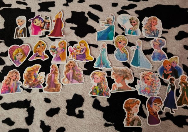 Pegatinas Frozen y Rapunzel