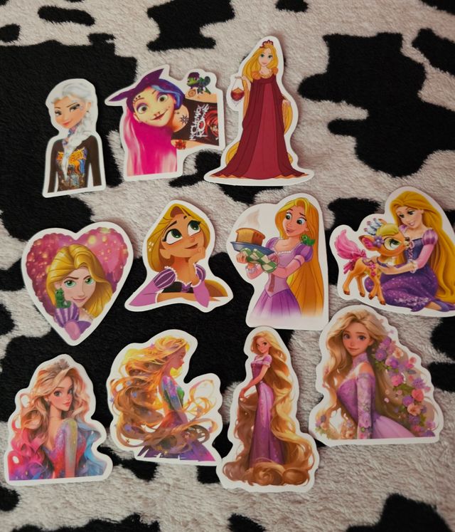 Pegatinas Frozen y Rapunzel