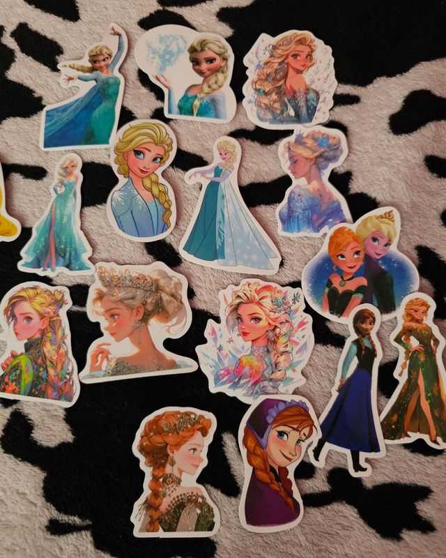 Pegatinas Frozen y Rapunzel