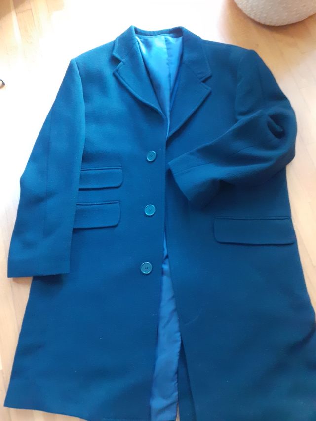 Abrigo largo 1 metro azul oscuro