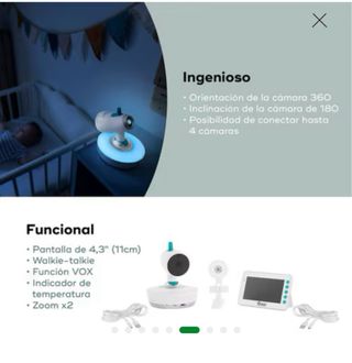 Camara vigilancia bebe Yoo Moov 300 M