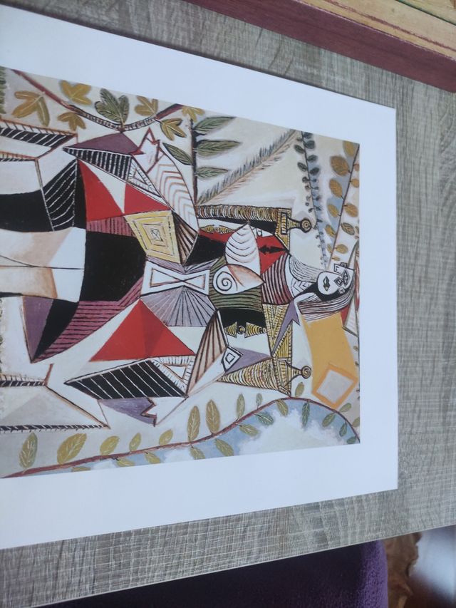 Imagen Picasso mujer en el jardin