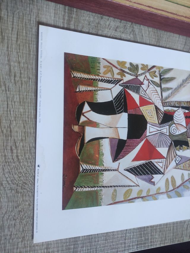 Imagen Picasso mujer en el jardin