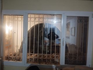 3 hojas de ventanas de aluminio con cámara aire