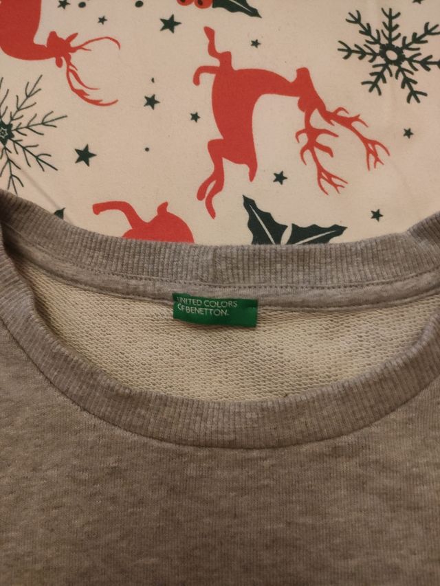 Jersey Benetton gris sin estrenará