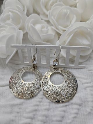 Pendientes plata antiguos