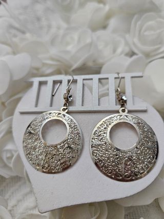 Pendientes plata antiguos