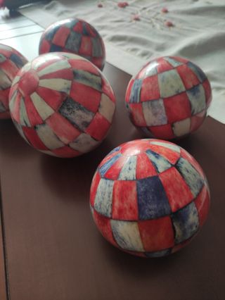 Esferas multicolor decoración