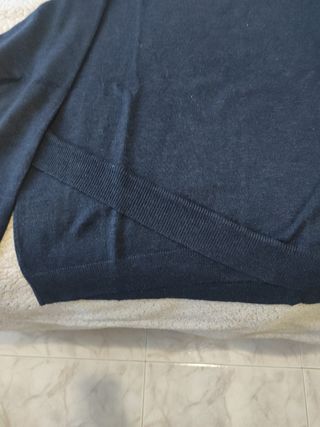 Jersey de niña azul marino Zara