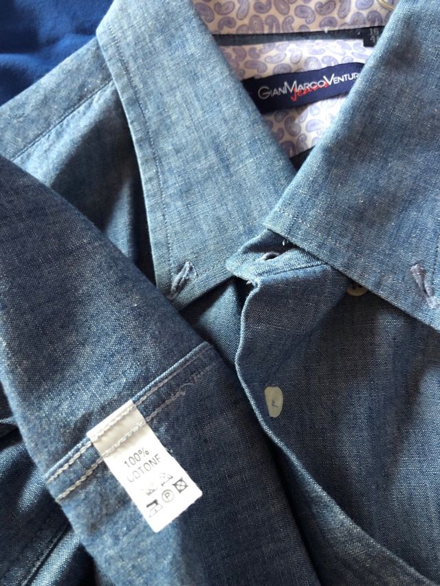 Camicia Uomo Jeans Gian Marco Venturi