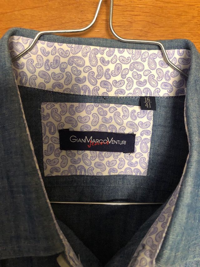 Camicia Uomo Jeans Gian Marco Venturi