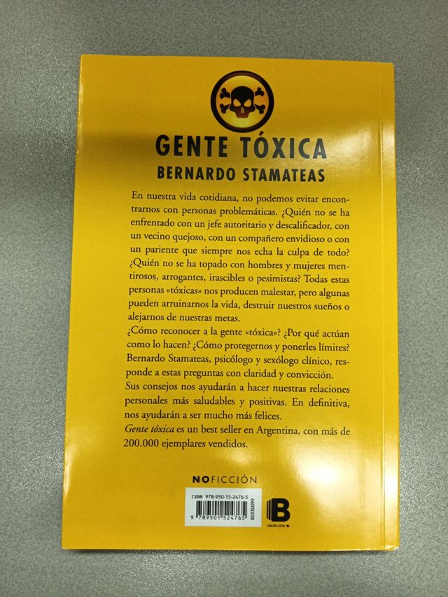 Gente tóxica (nueva edición con prólogo del autor) (Spanish Edition)