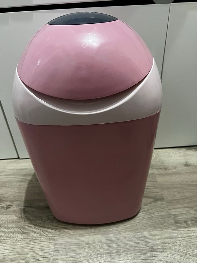 Papelera tommee tippea sangenic rosa