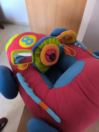 Coche de carreras peluche para bebes