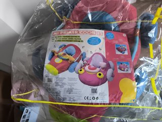 Coche de carreras peluche para bebes