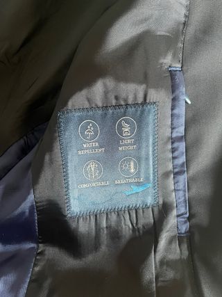 Americana Hombre Azul Marina