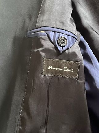 Americana Hombre Azul Marina