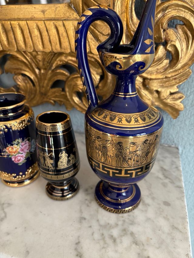 Detalles decoracion griega. A mano. Oro 24 k