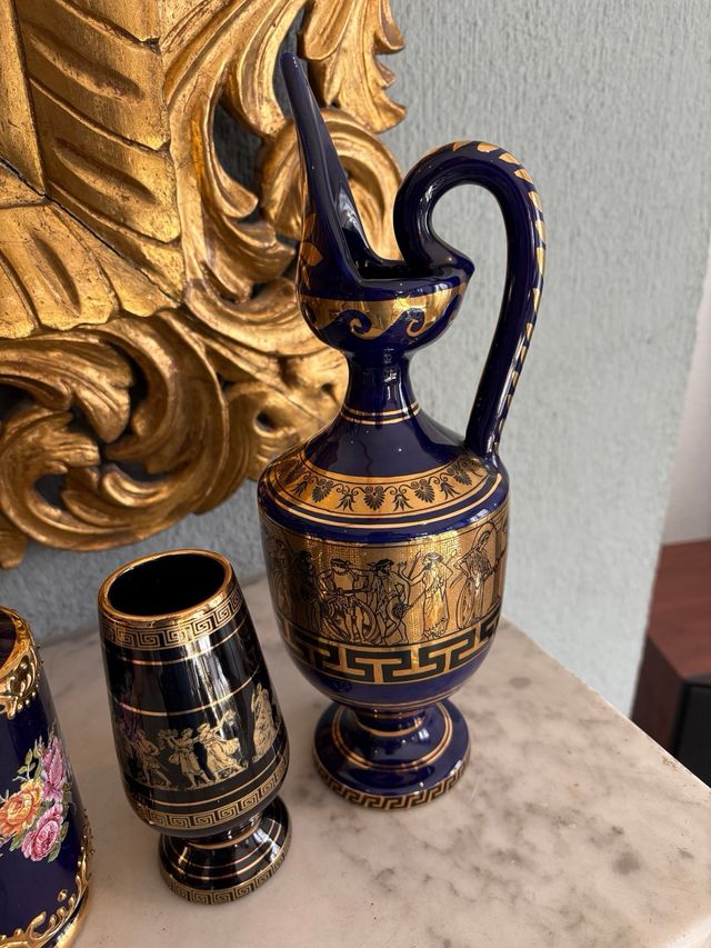 Detalles decoracion griega. A mano. Oro 24 k