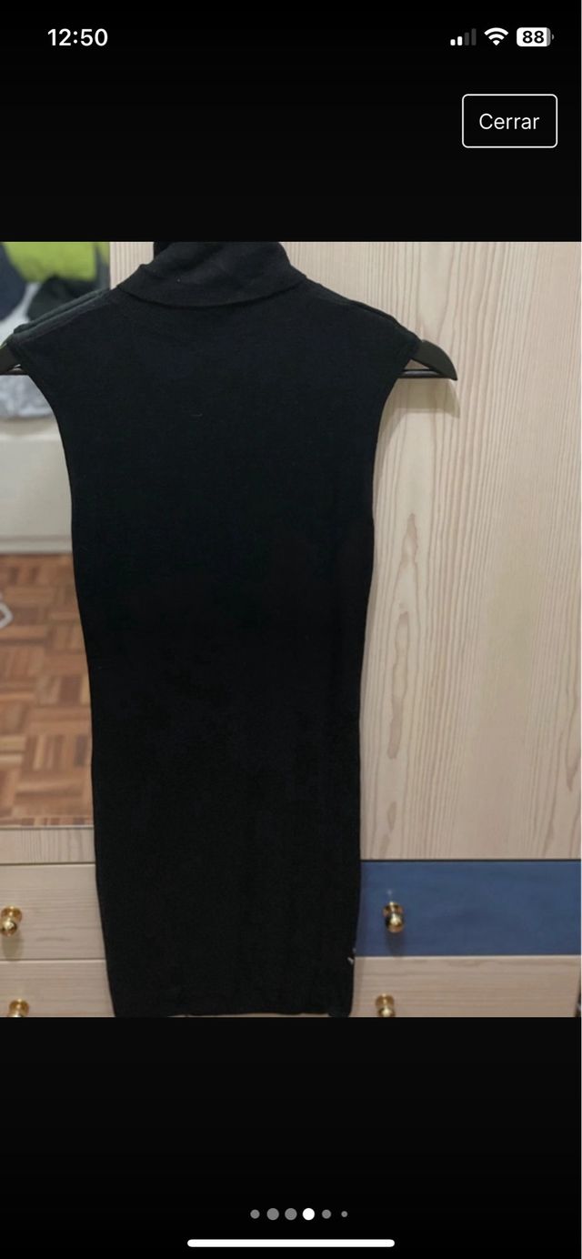 Vestido punto tachuelas 