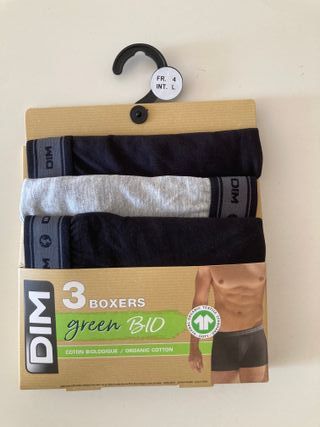 DIM Bio. Pack 3 bóxers. Talla L