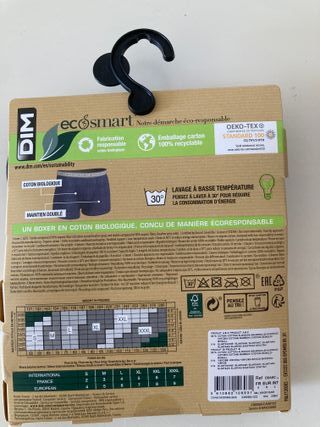 DIM Bio. Pack 3 bóxers. Talla L