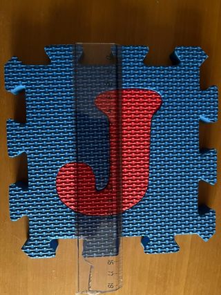 Alfombra 36 piezas de letras y números