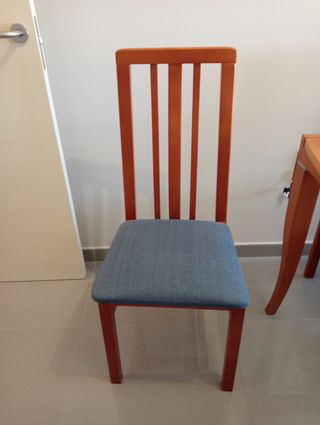 Mesa extensible salón con 6 sillas