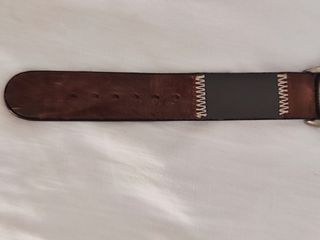 Antiguo reloj tdk cinturón Genuine leather