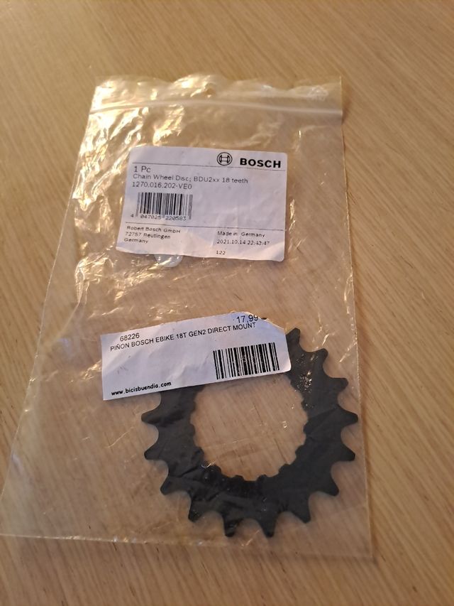 Piñón Bosch Ebike 18T Gen2