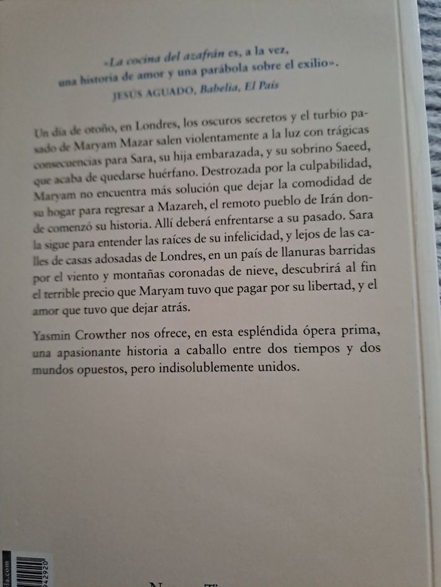 la cocina del azafrán