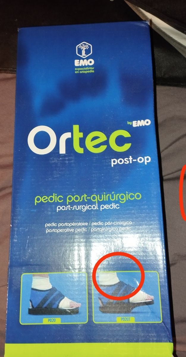 Zapatos Post quirúrgico