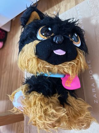 Perro rescue rescatado peluche