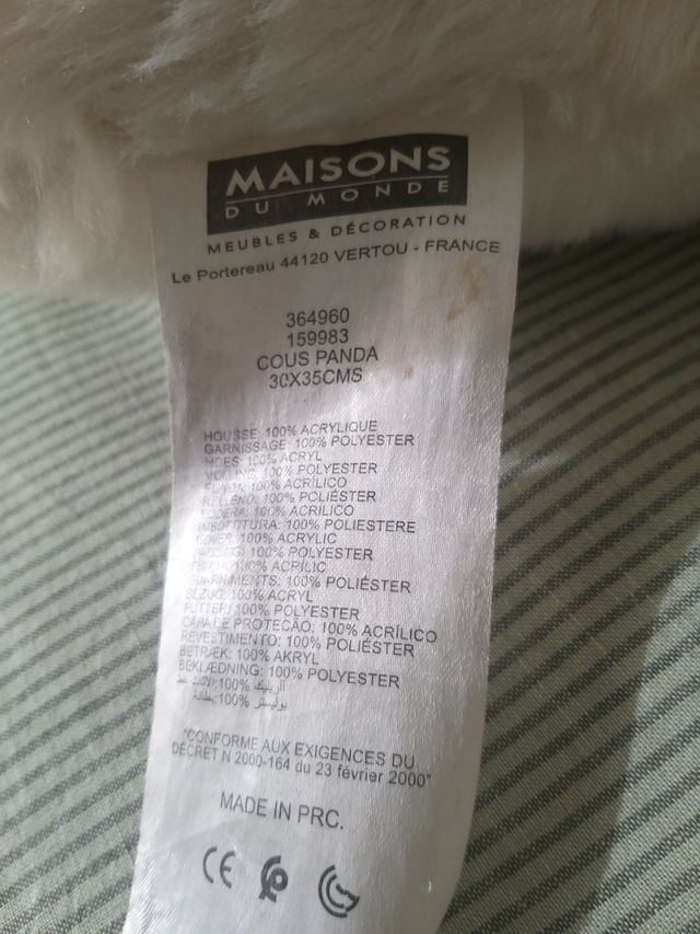 Cojin panda