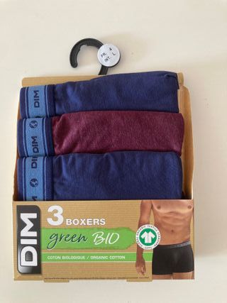 DIM Bio. Pack 3 bóxers. Talla L
