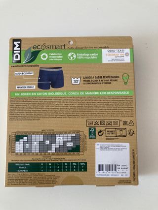 DIM Bio. Pack 3 bóxers. Talla L