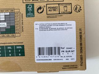 DIM Bio. Pack 3 bóxers. Talla L