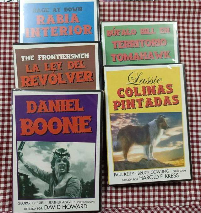Colección 5 películas DVD del Oeste