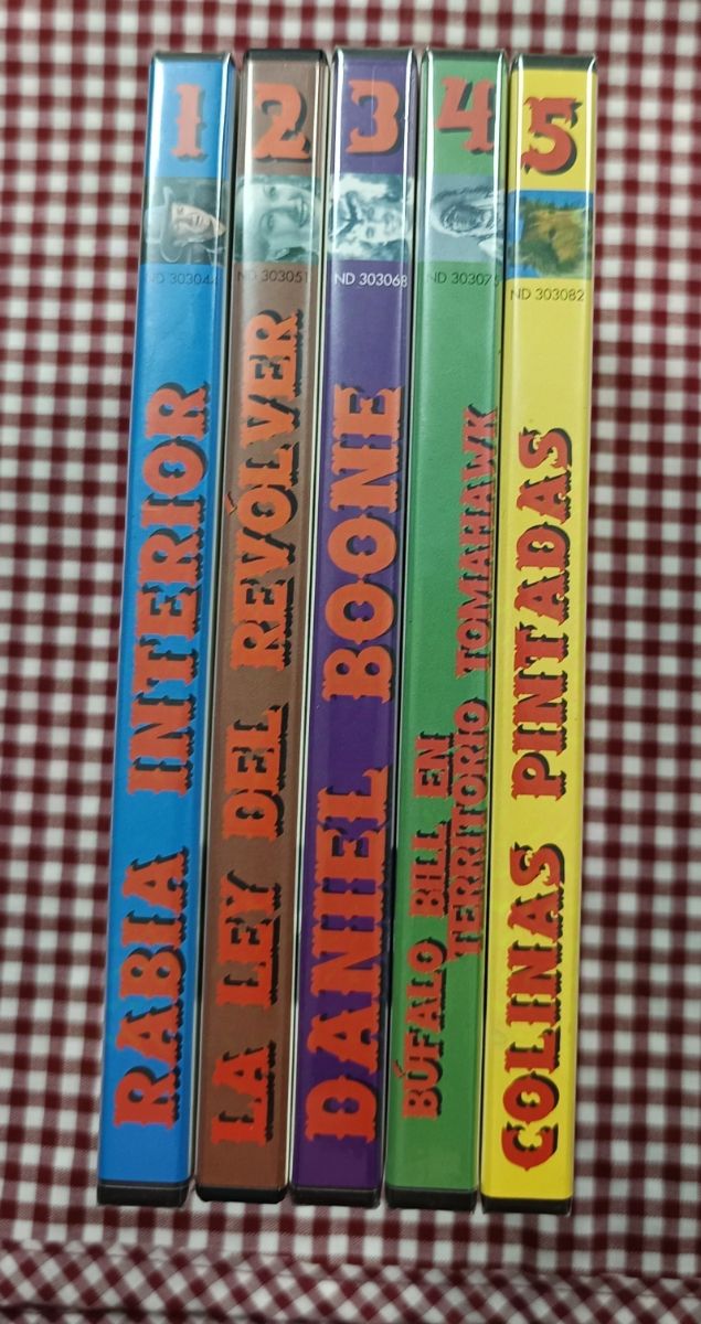 Colección 5 películas DVD del Oeste