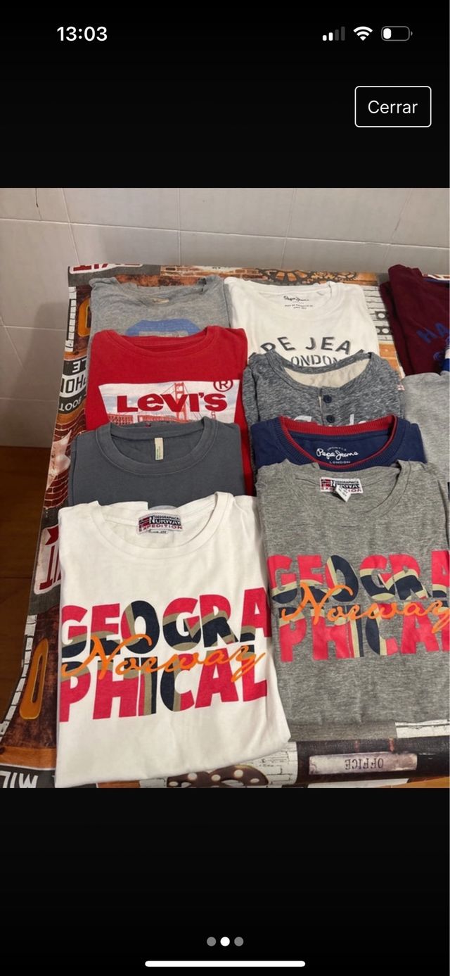 Camisetas de marca original de niño