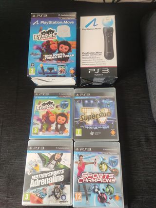 Mandos Playstation move + juegos