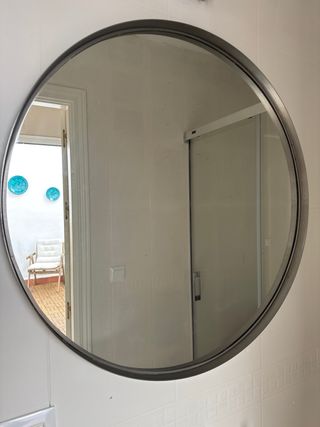Espejo baño acero ikea