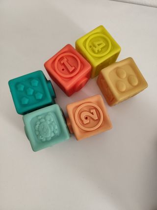 Juguete bebé dados apilables