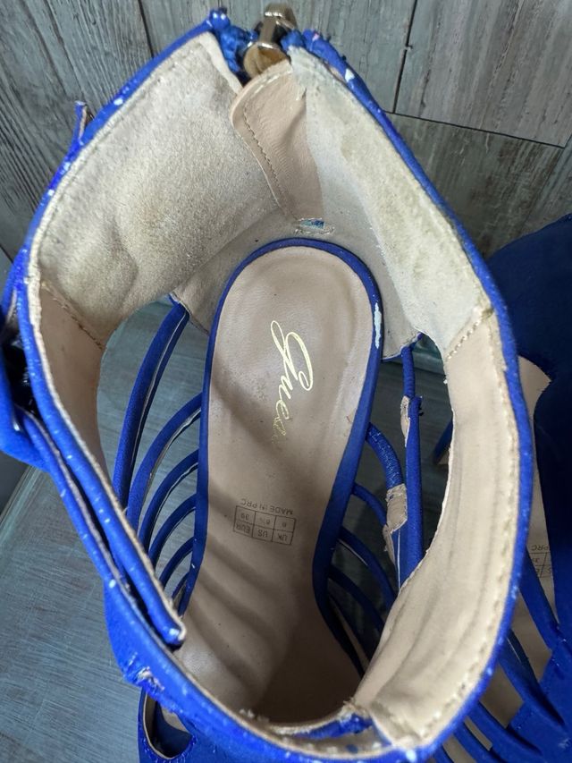 Scarpe da festa Guess blu elettrico